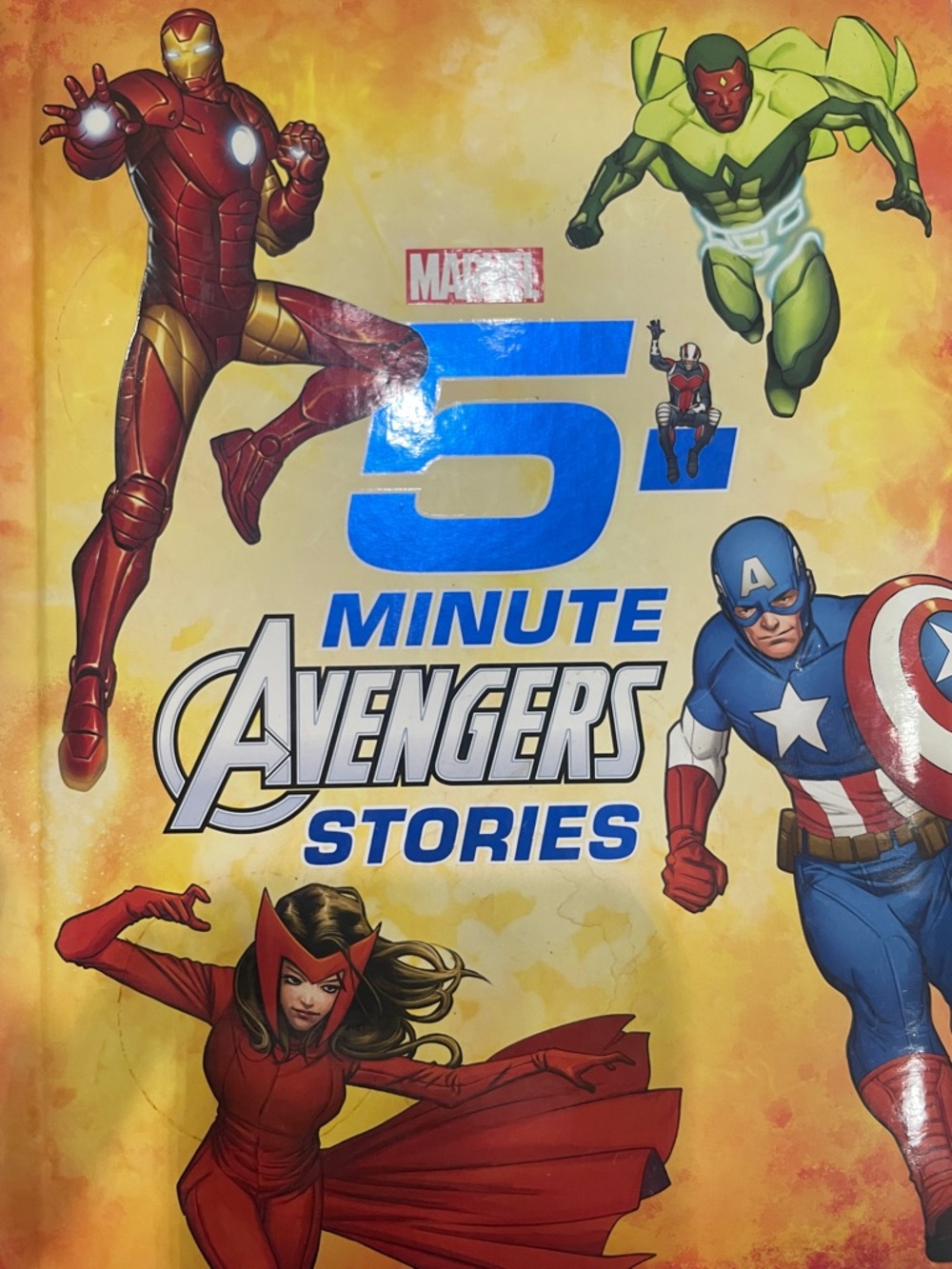 New Marvel 5 Minute AVENGERS Stories Ages 3 & up